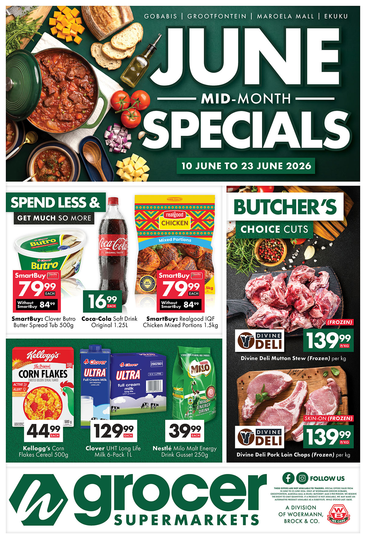 Woermann Grocer Supermarkets Facebook ad: Make the most of June with our NEW…