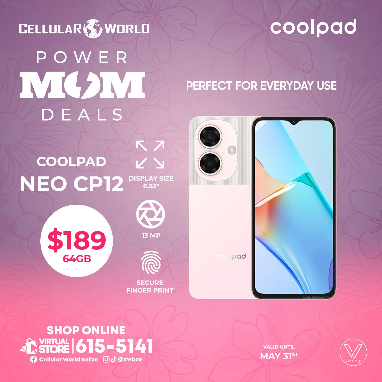 Cellular World Belize Facebook ad