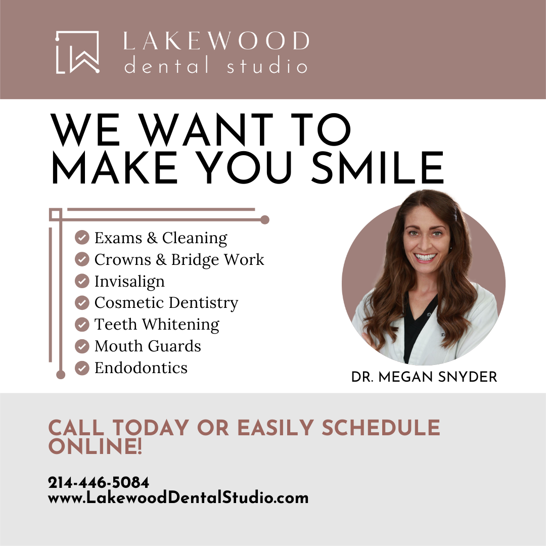 Lakewood Dental Studio Facebook ad from Aug 17, 2025