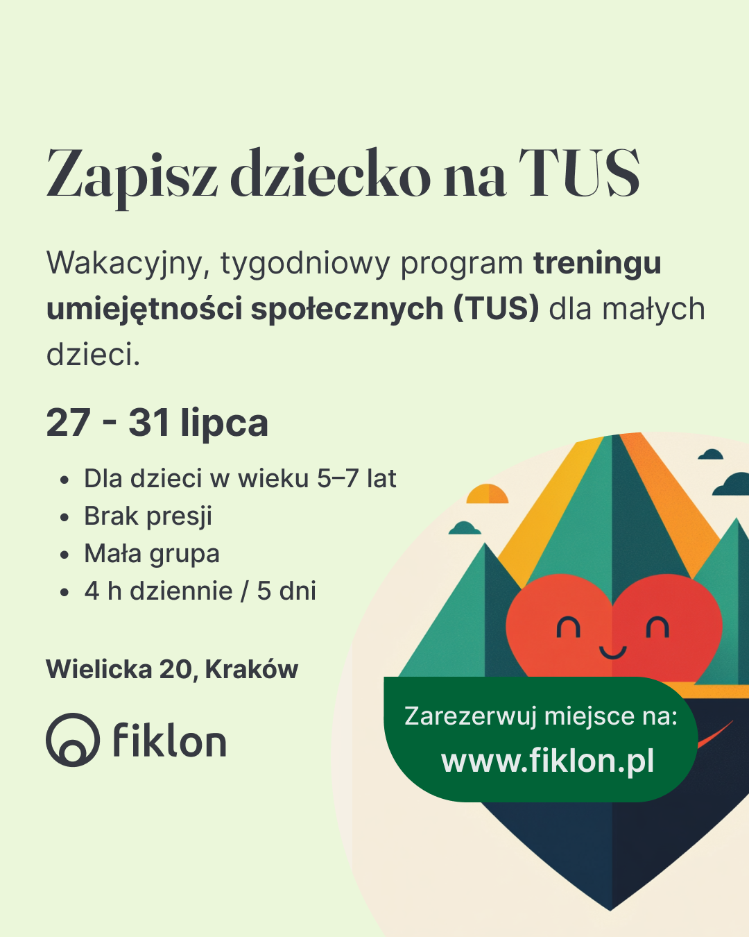 Fiklon Facebook ad: Pomoc kontaktach społecznych