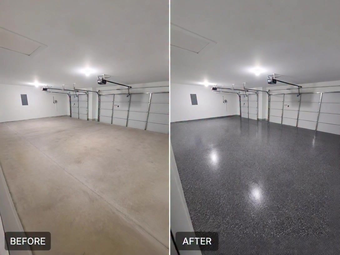 505 Garage Floors Facebook ad: Free Estimates