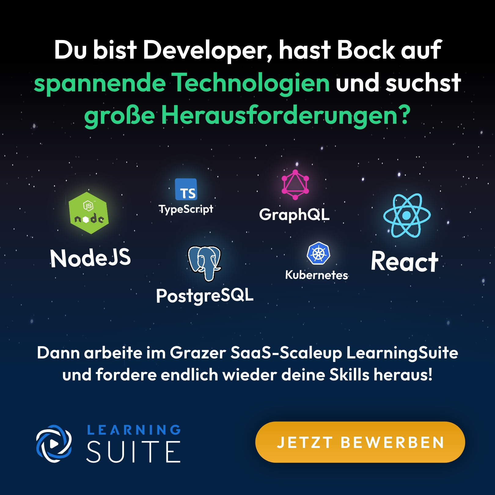 LearningSuite Facebook ad: Karriere bei LearningSuite