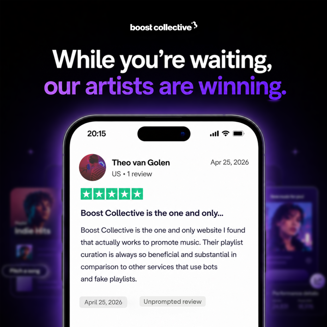 Boost Collective Facebook ad