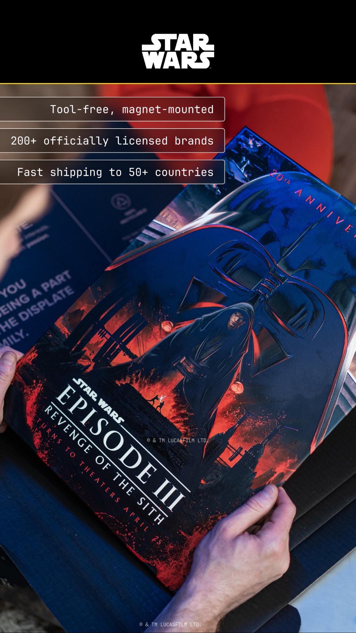 Displate Facebook ad