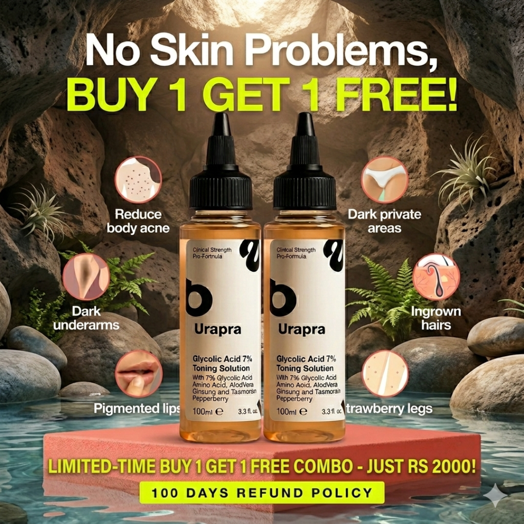 The Glow Lab Facebook ad: Clear & Smooth Skin, Buy 1 Get 1 Free