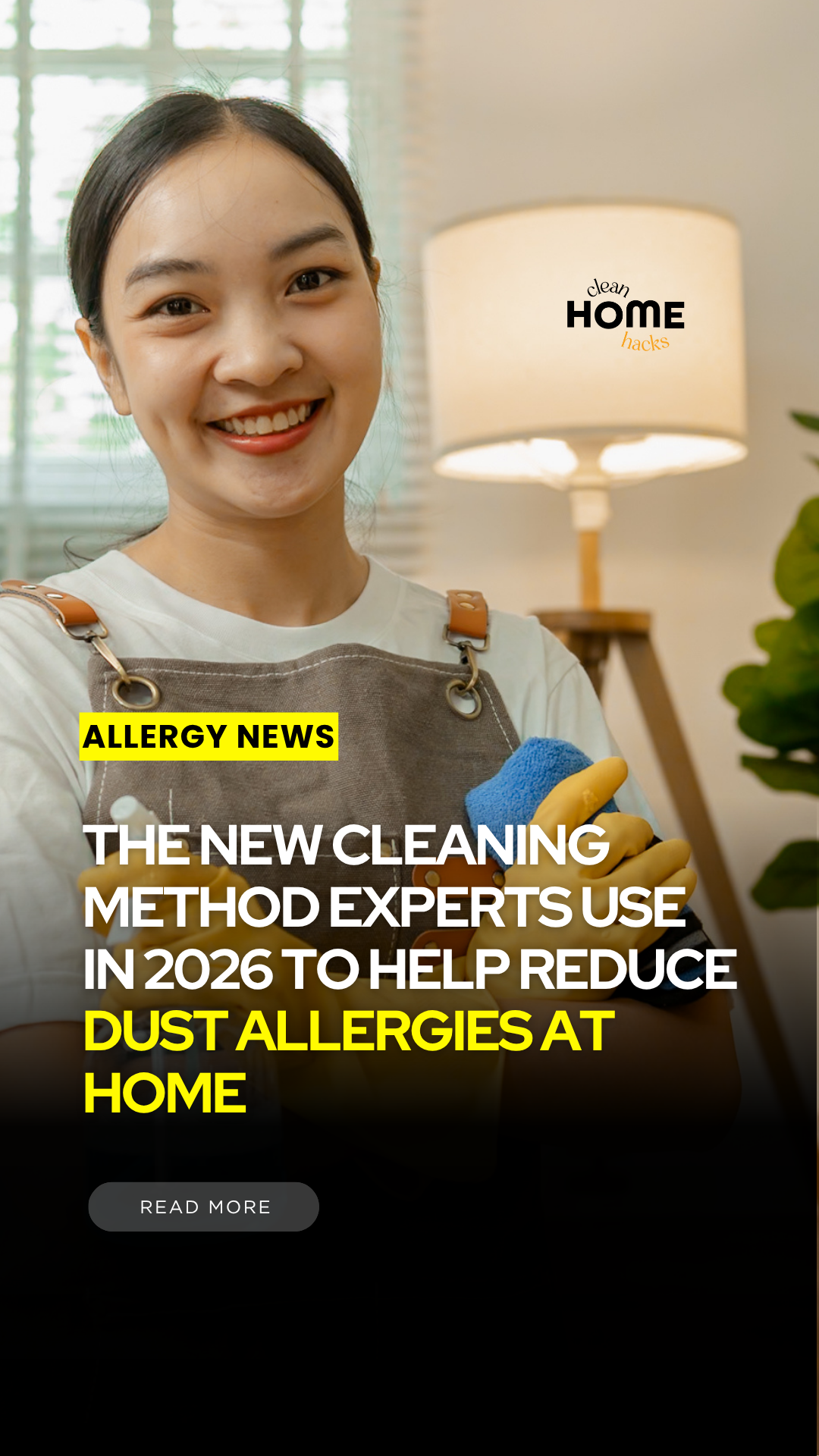 Clean Home Hacks Facebook ad from May 28, 2026
