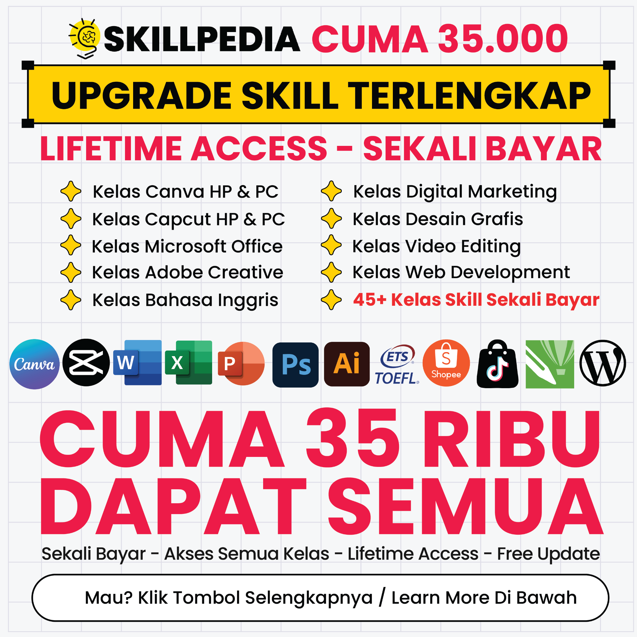 Skillpedia.id Facebook ad