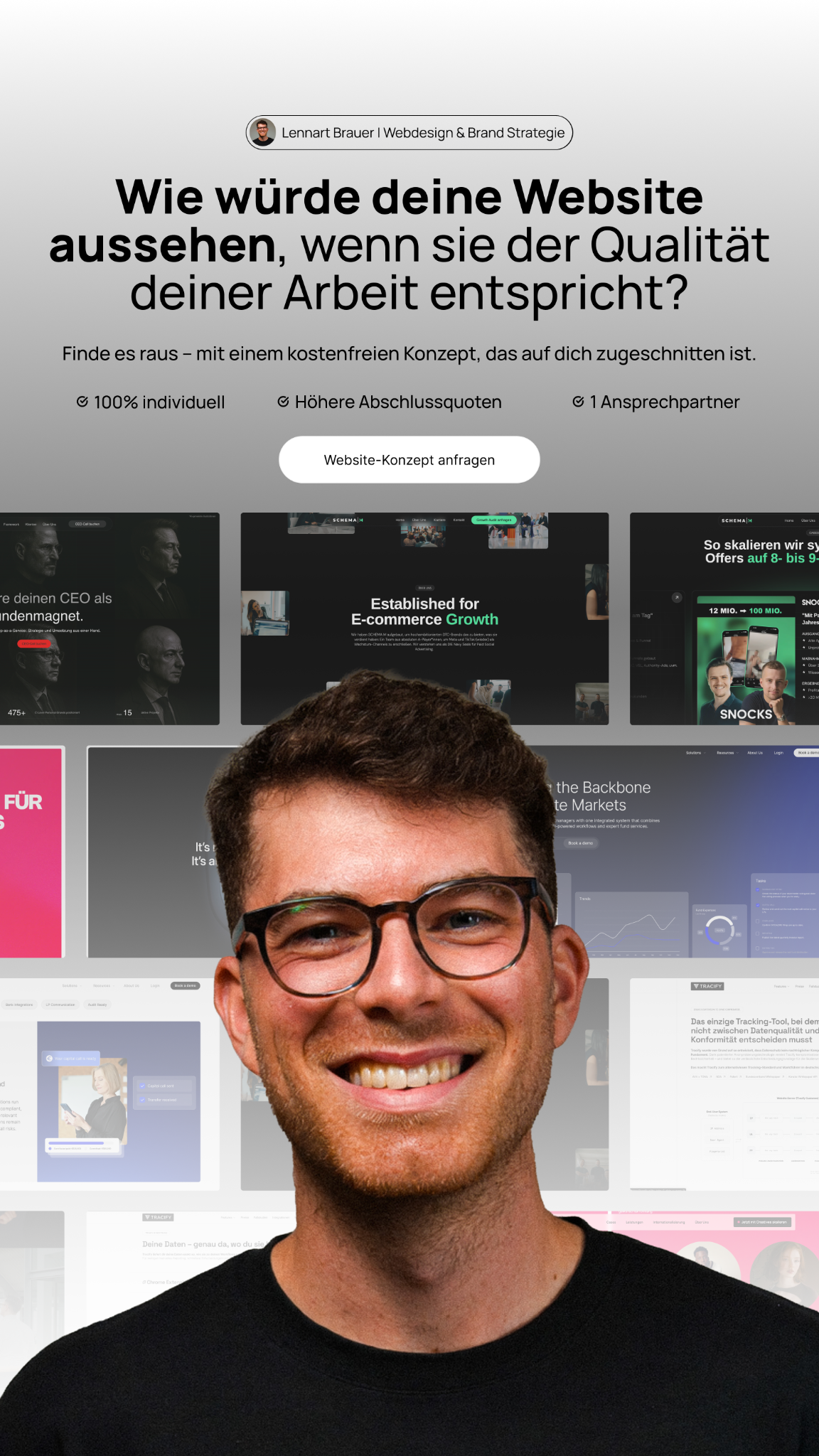 Launchtime Facebook ad: Wie würde deine Website aussehen, wenn sie der…