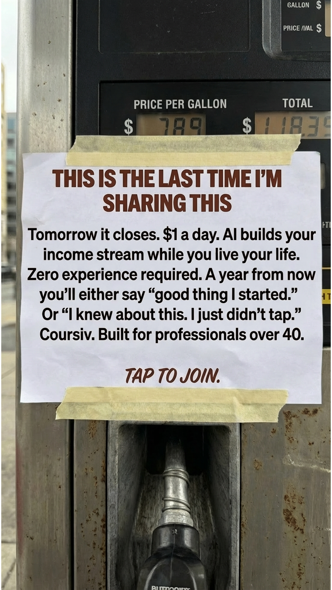 Coursiv Facebook ad