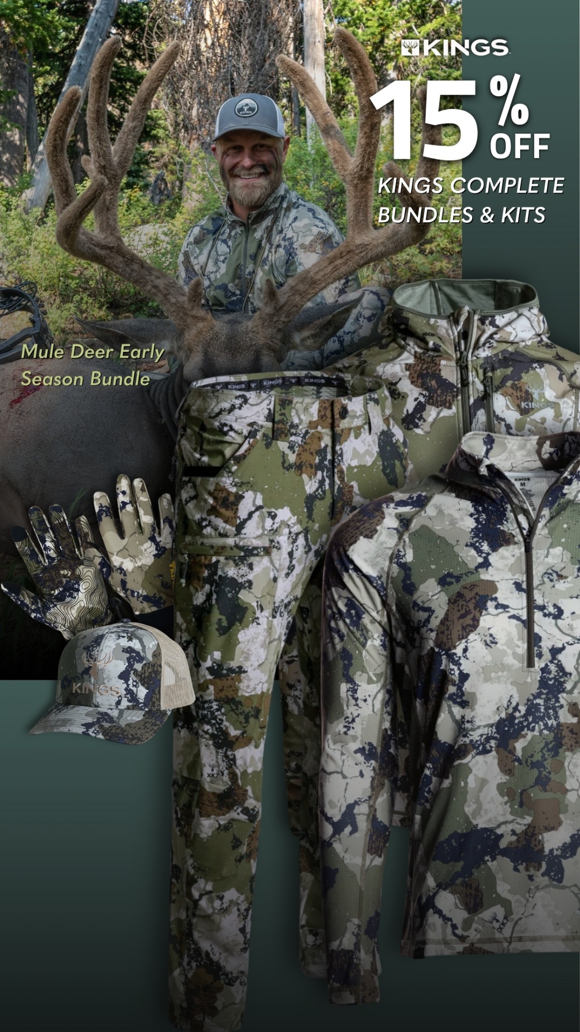 Kings Camo Facebook ad from Aug 6, 2026