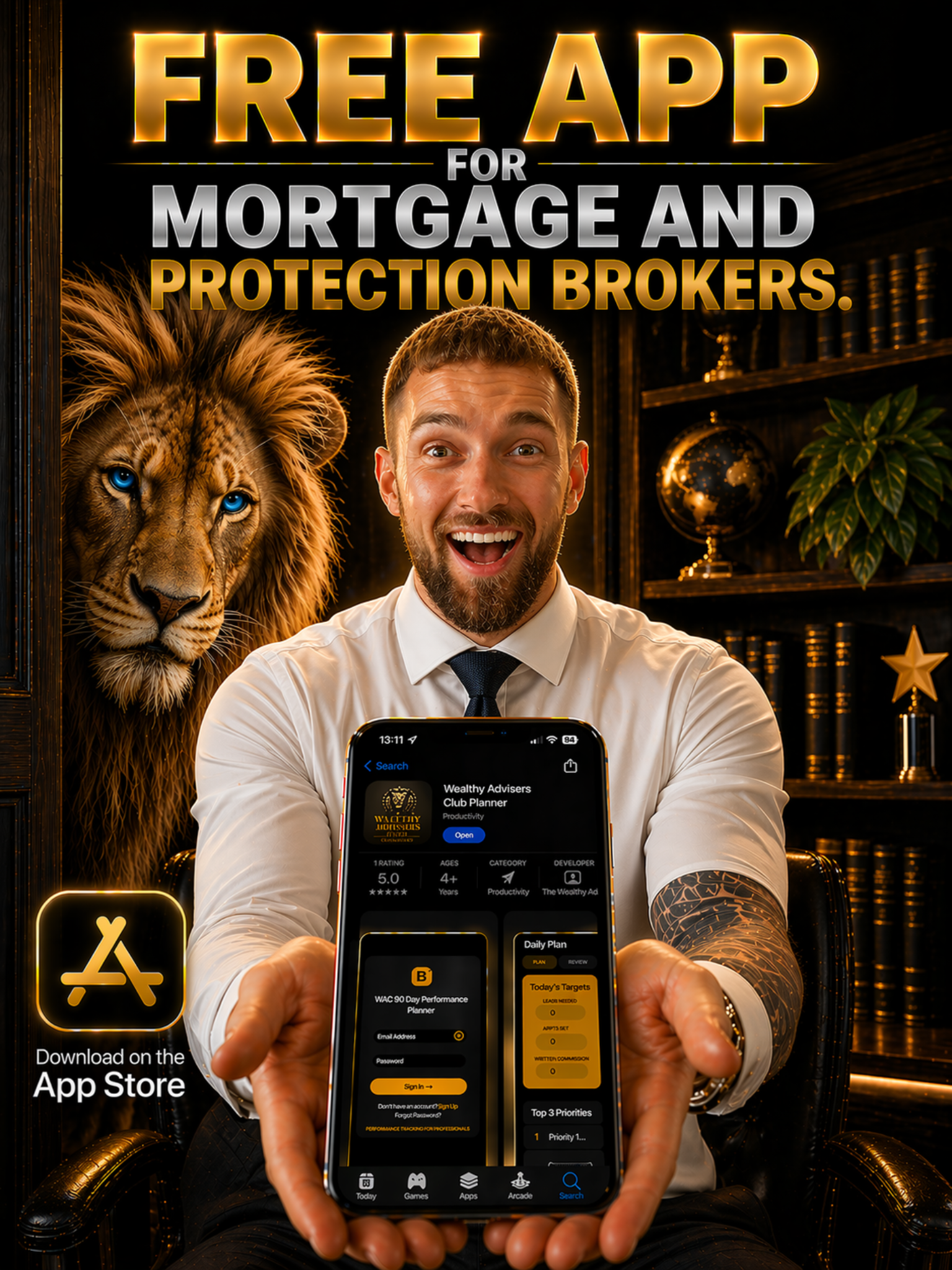 The Wealthy Advisers Club Facebook ad