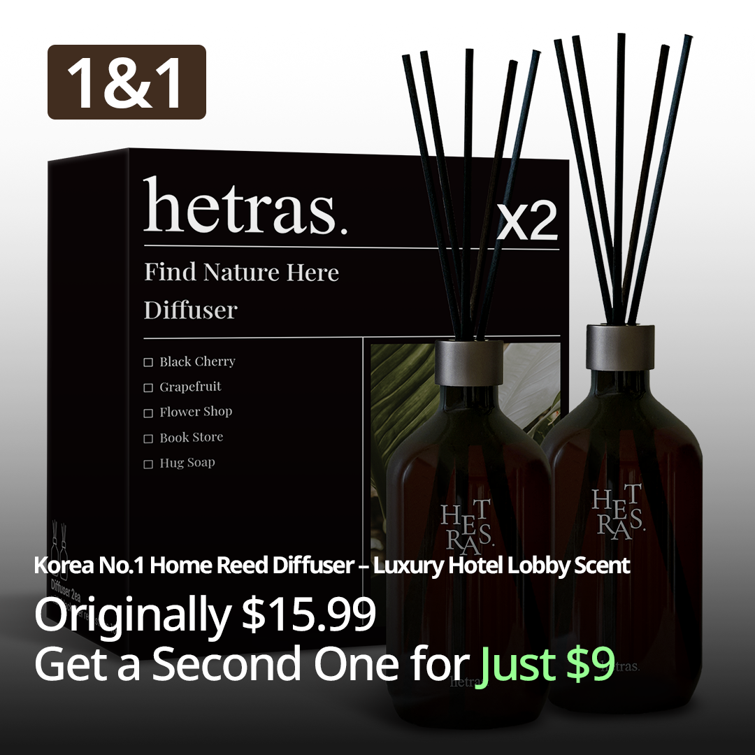 Hetras.official.US Facebook ad: Korean Hotel Scent Now on Amazon