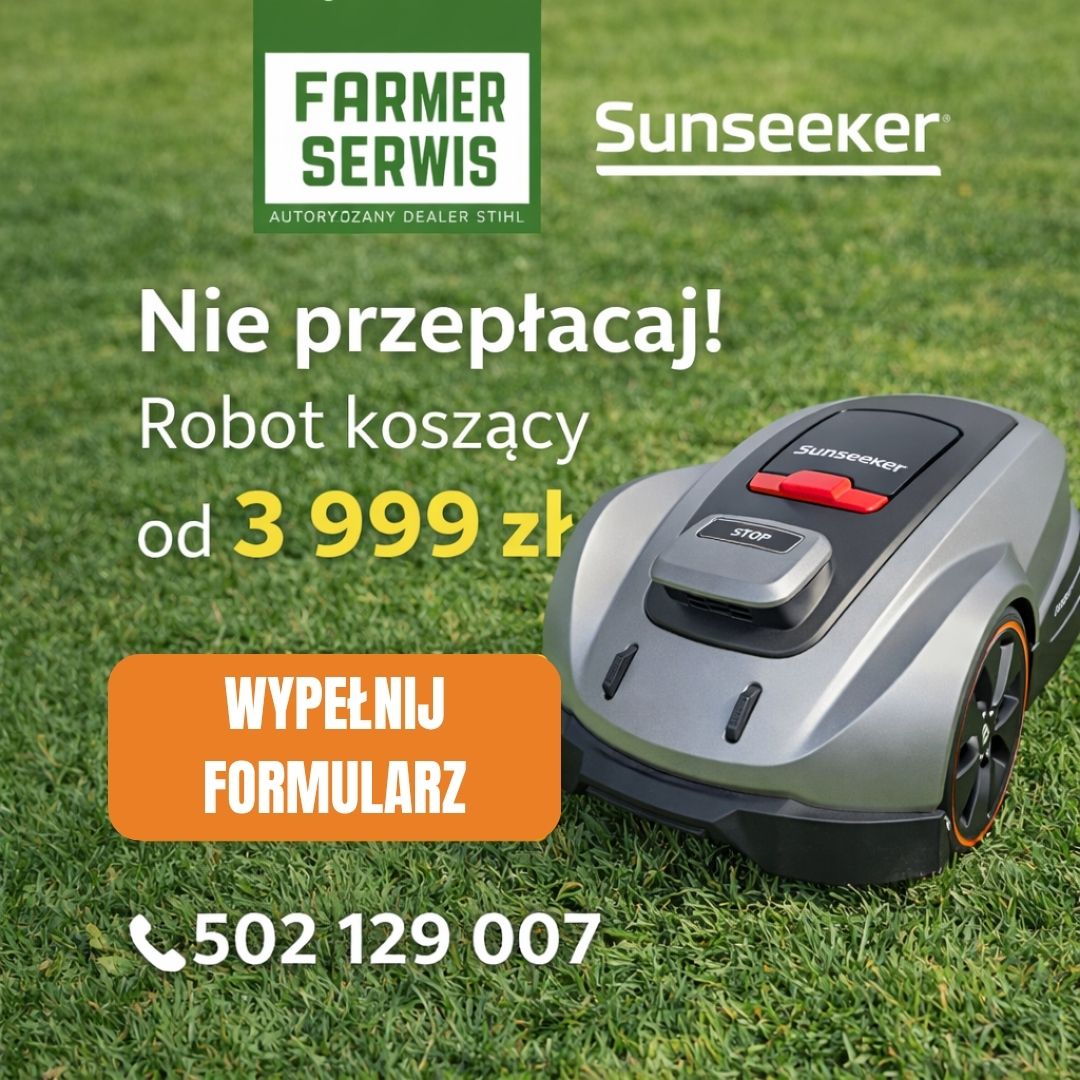 Farmer-Serwis Autoryzowany Dealer Firmy Stihl. Roboty koszące Facebook ad: Robot koszący Cedrus w dobrej cenie