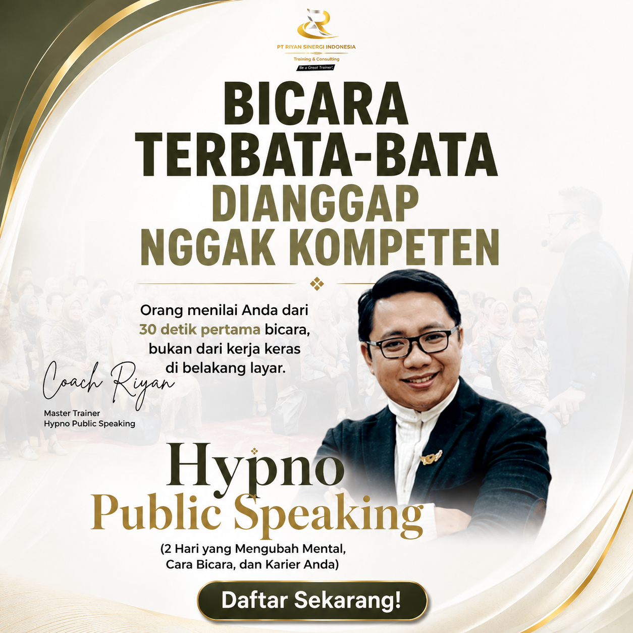 Riyan Apriyanto Pelatih Public Speaking Facebook ad