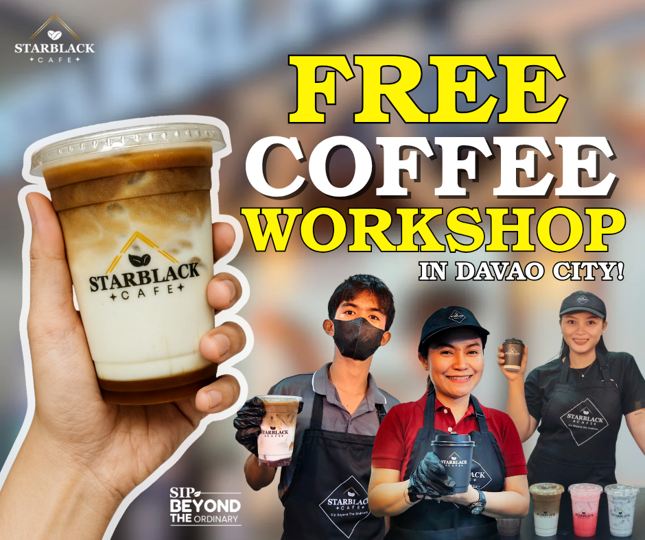 Starblack Cafe Davao Free Workshop Facebook ad: FEWS SLOTS LEFT