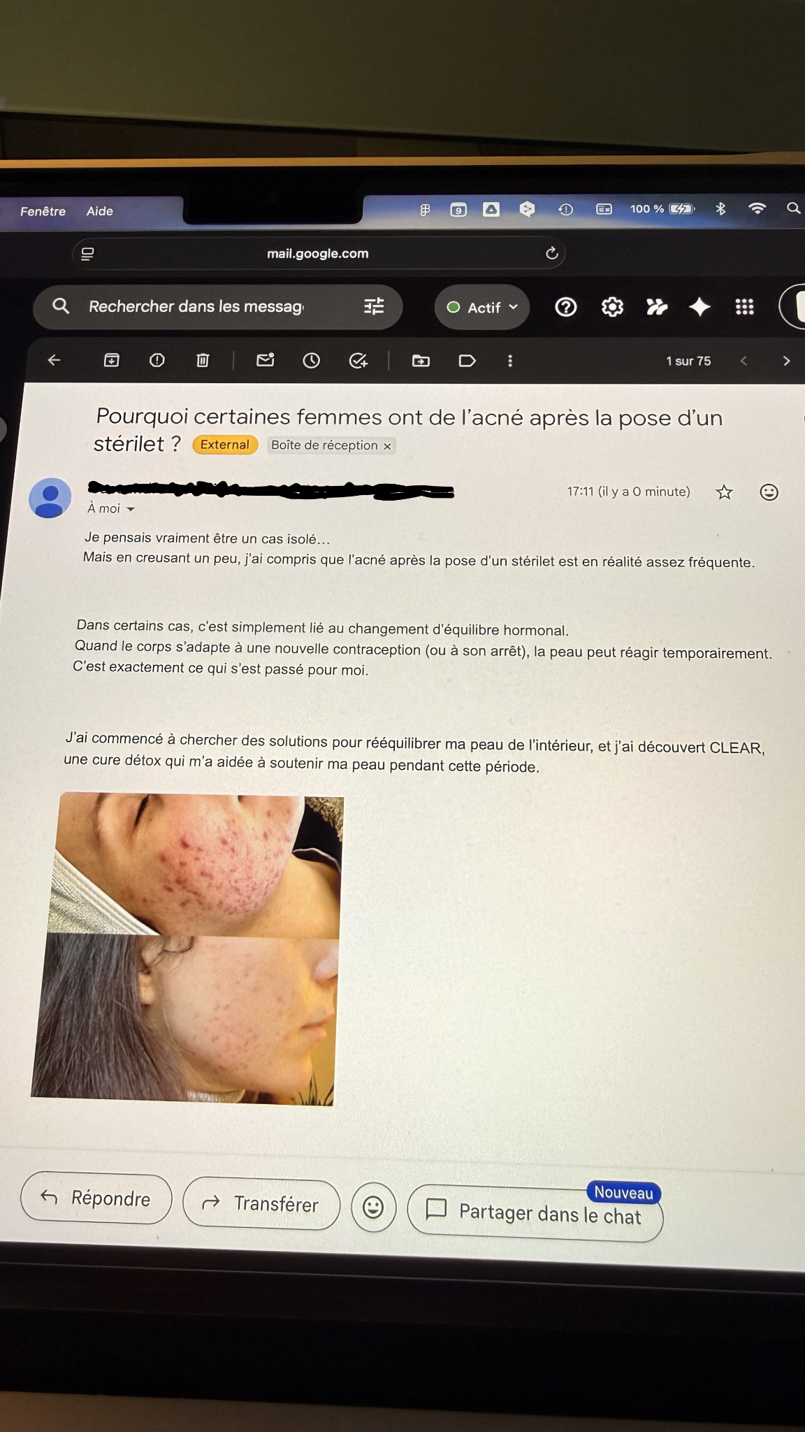 Circles Facebook ad