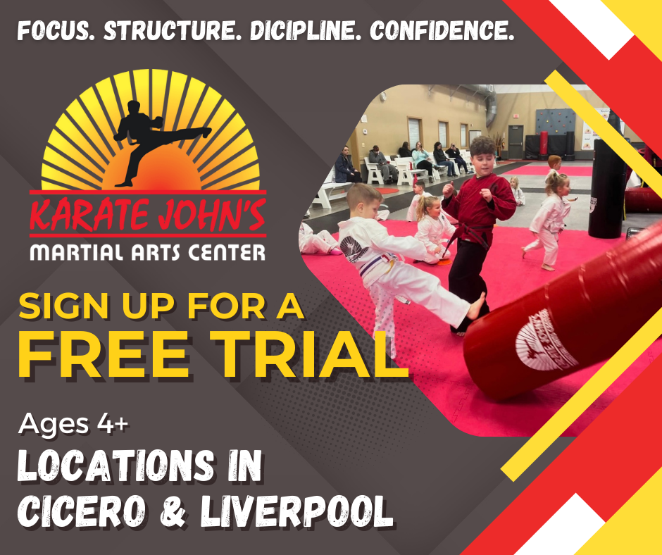 Karate John's Martial Arts Facebook ad: FREE TRIAL