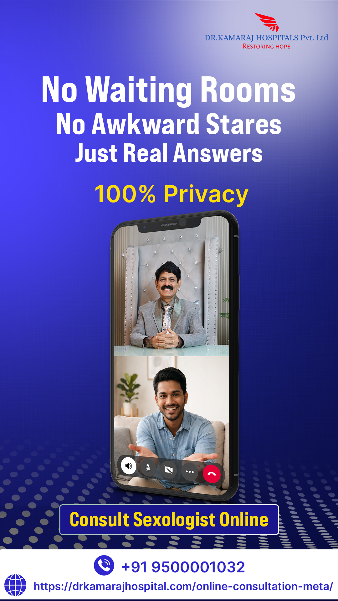 Dr.Kamaraj Hospital For Men's Health Facebook ad