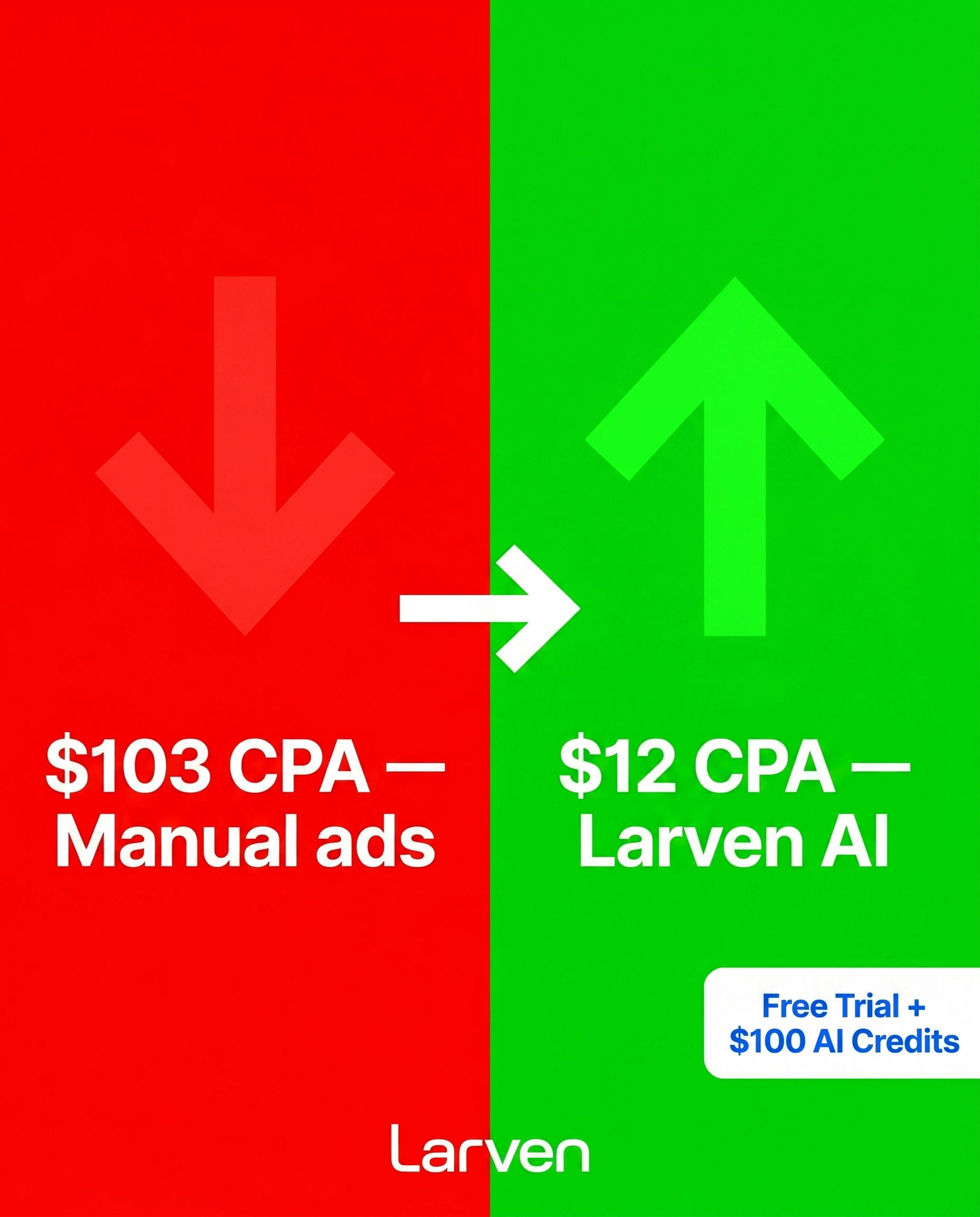 Larven AI Facebook ad