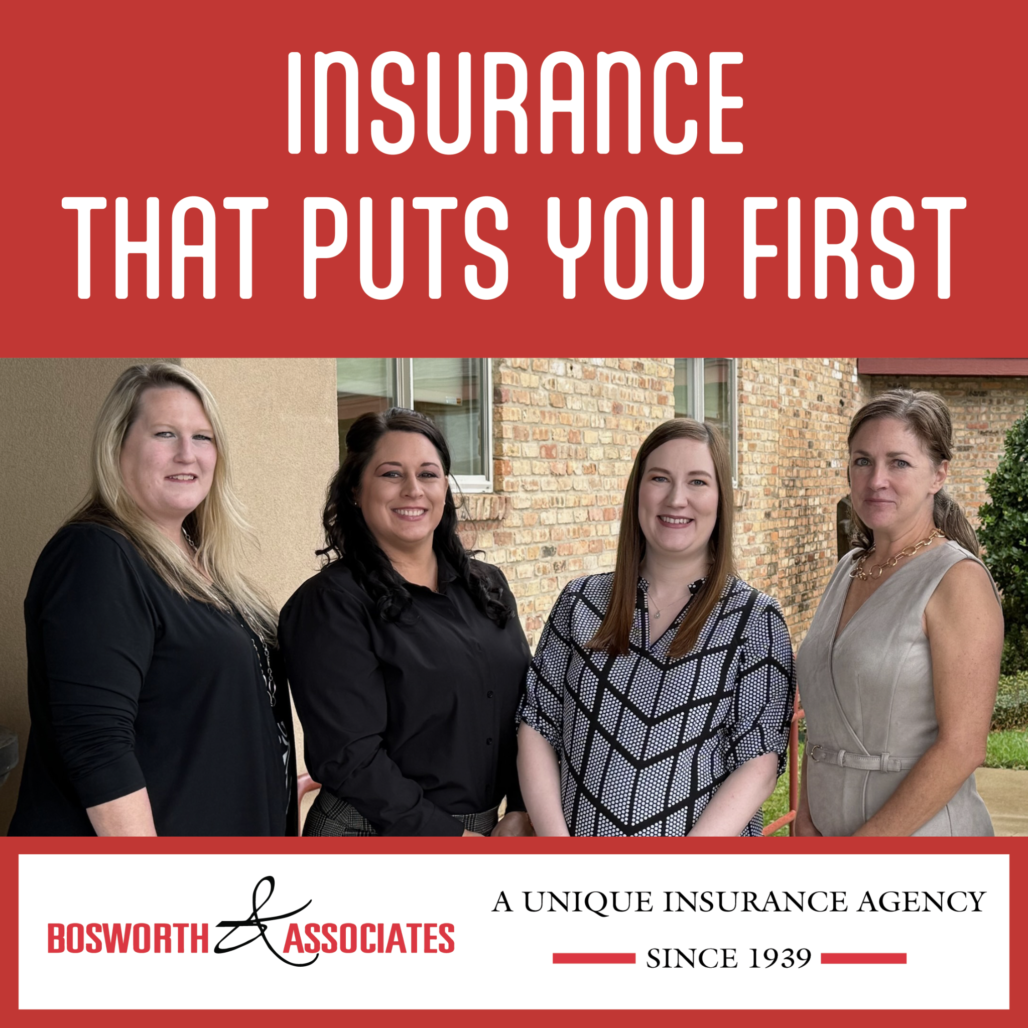 Bosworth & Associates Facebook ad: Personalized Coverage From Bosworth Insurance