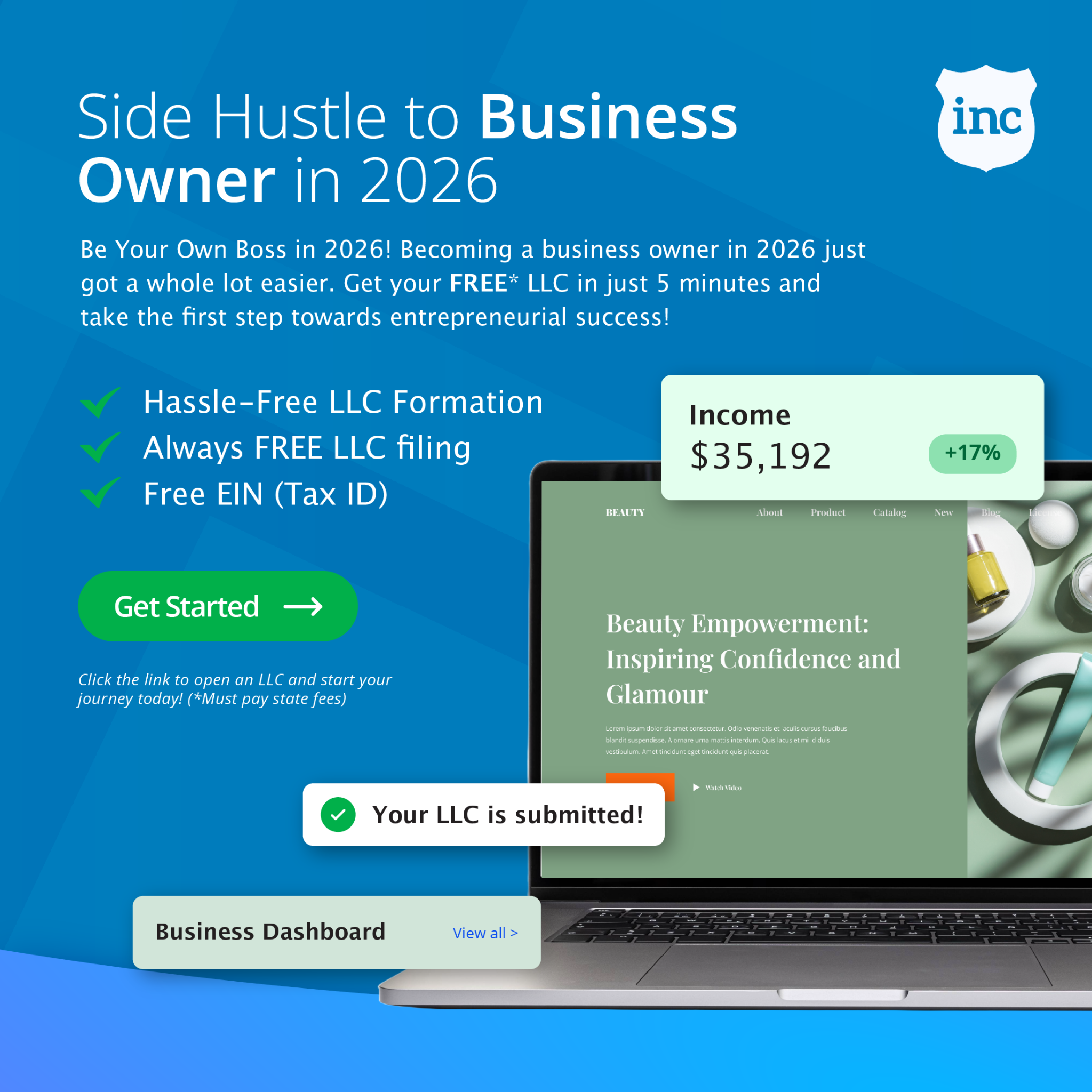 Inc Authority Facebook ad