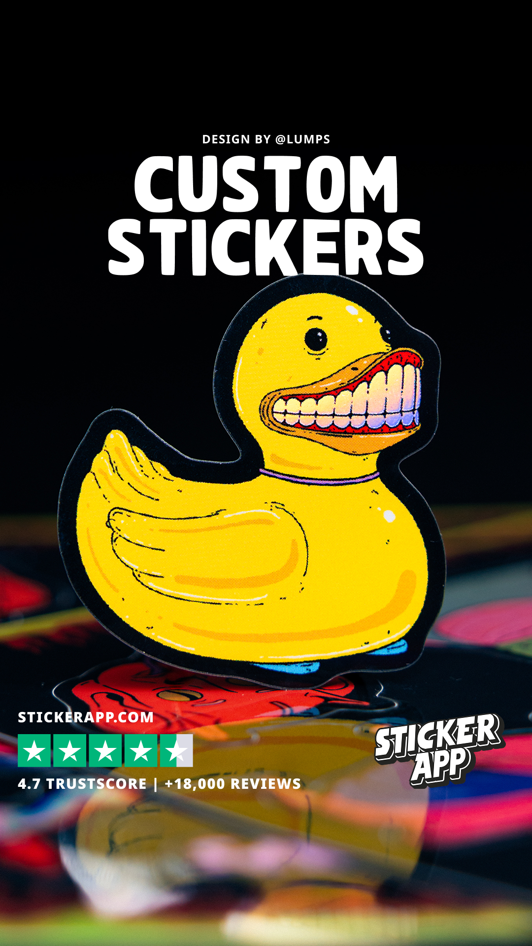 StickerApp Facebook ad