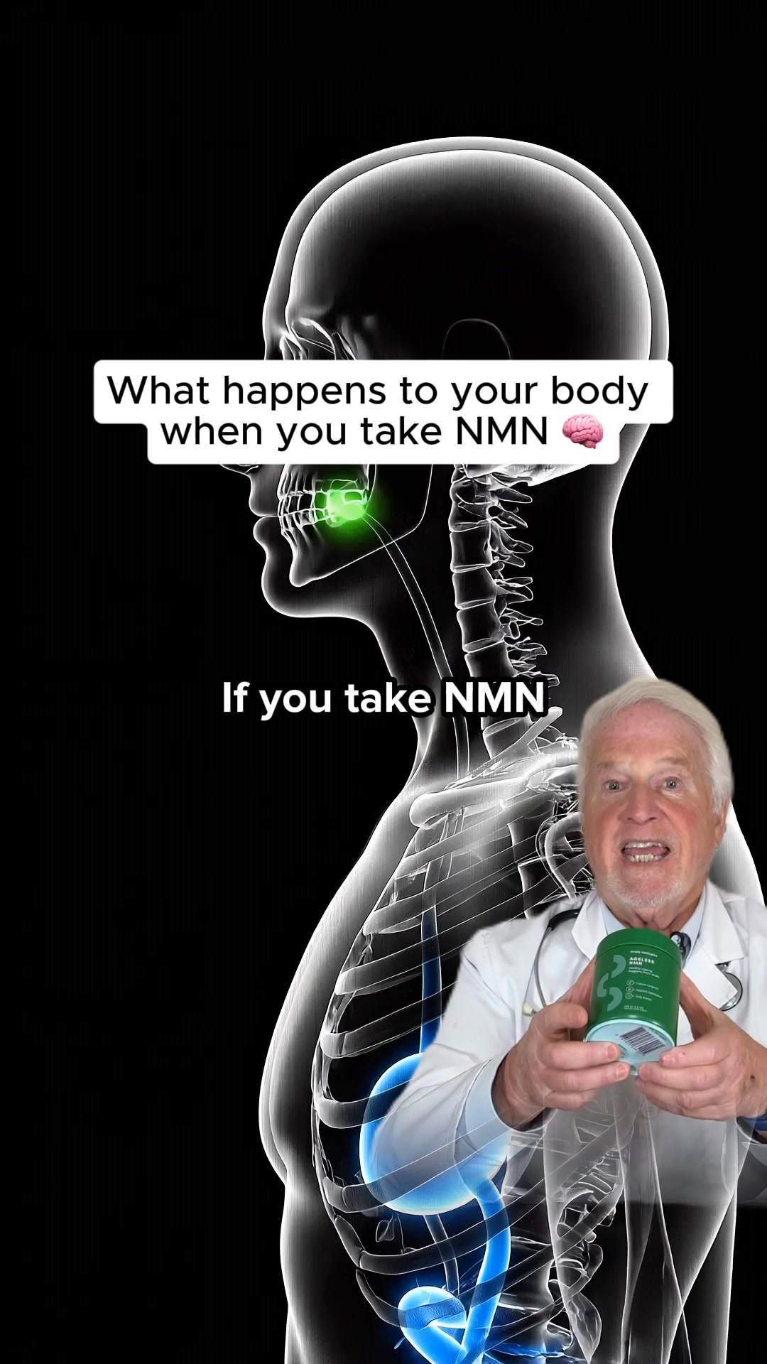 Simply Nootropics Facebook ad: Premium-Grade NMN