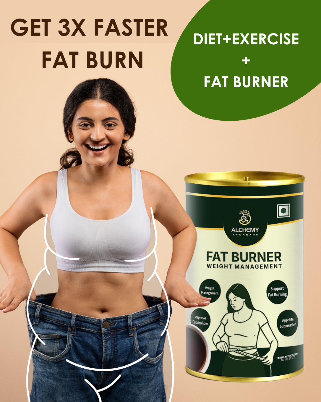 Alchemy Ayurcare Facebook ad: Chat with us