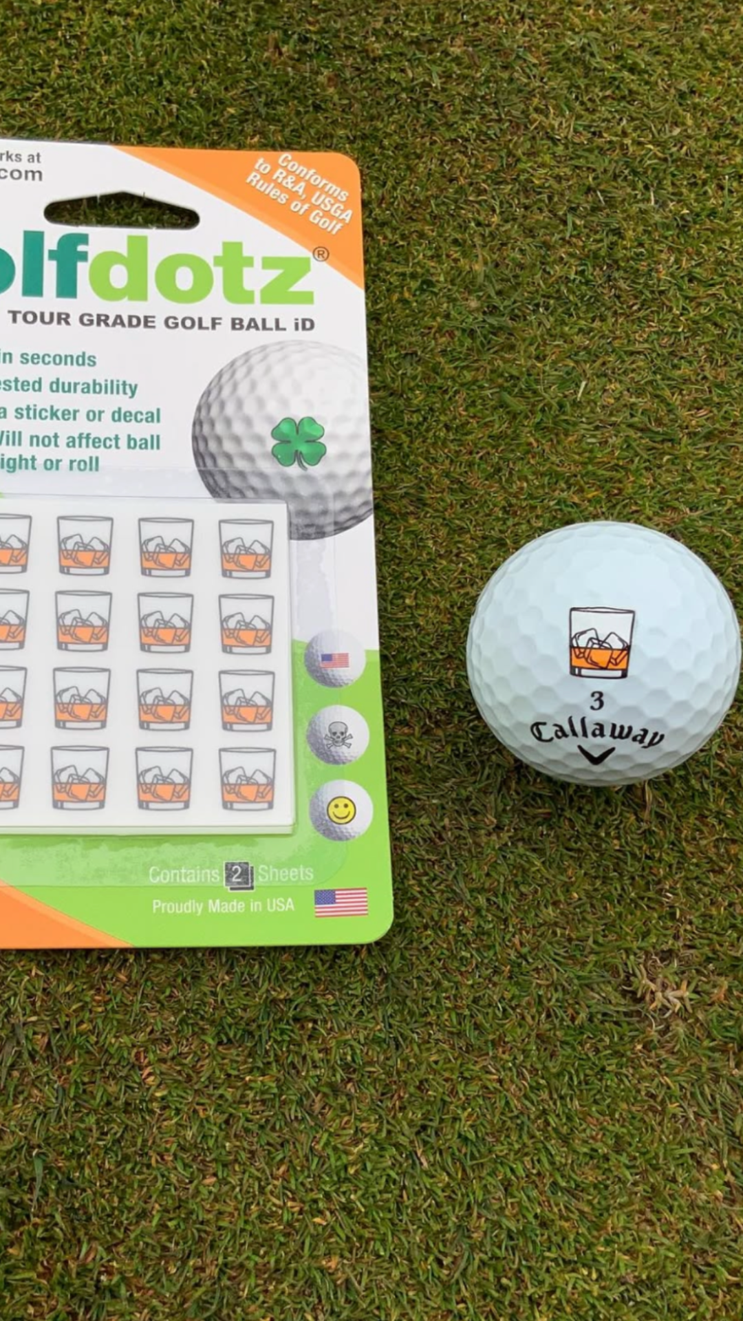 Golfdotz Facebook ad from Apr 10, 2025