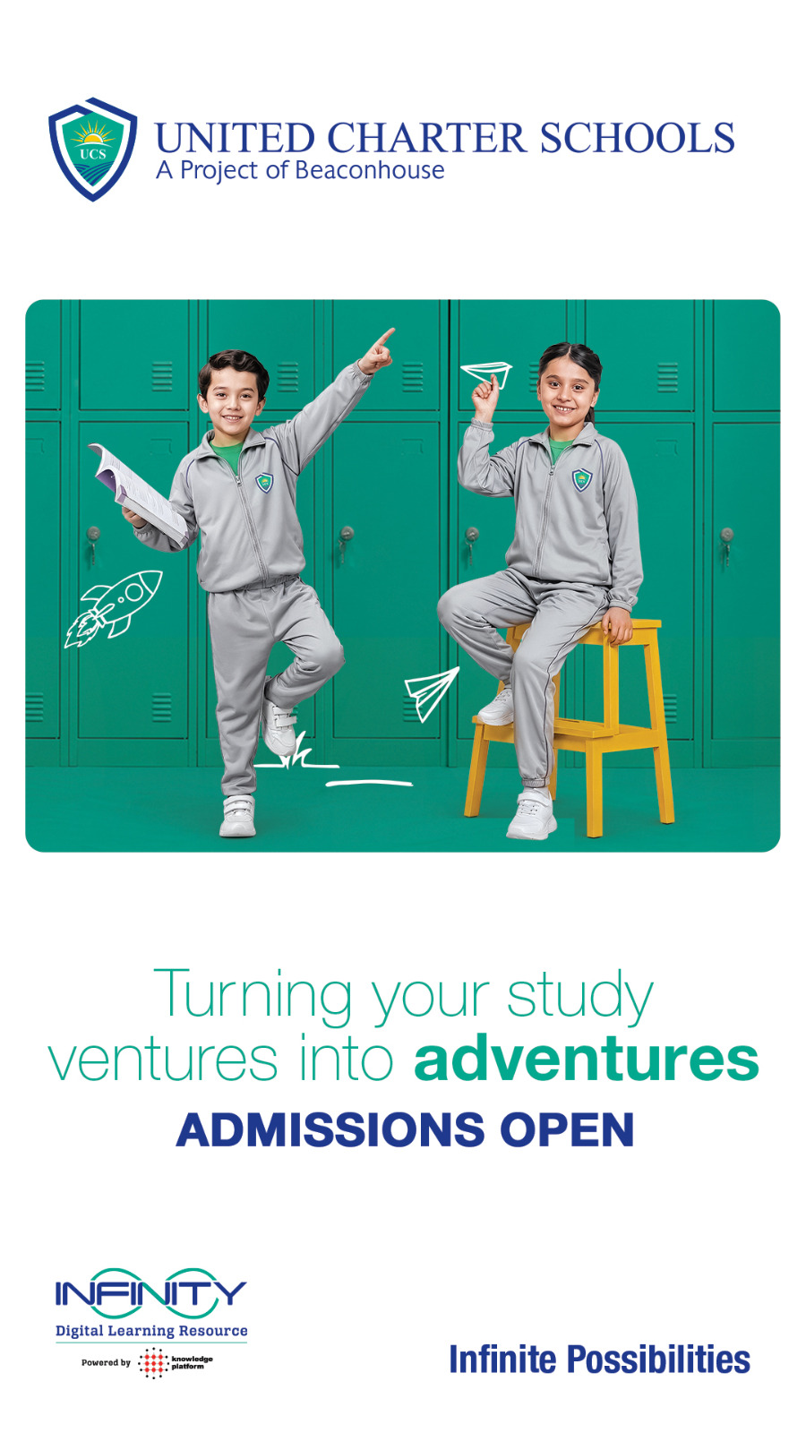 United Charter Schools Facebook ad from Aug 9, 2026