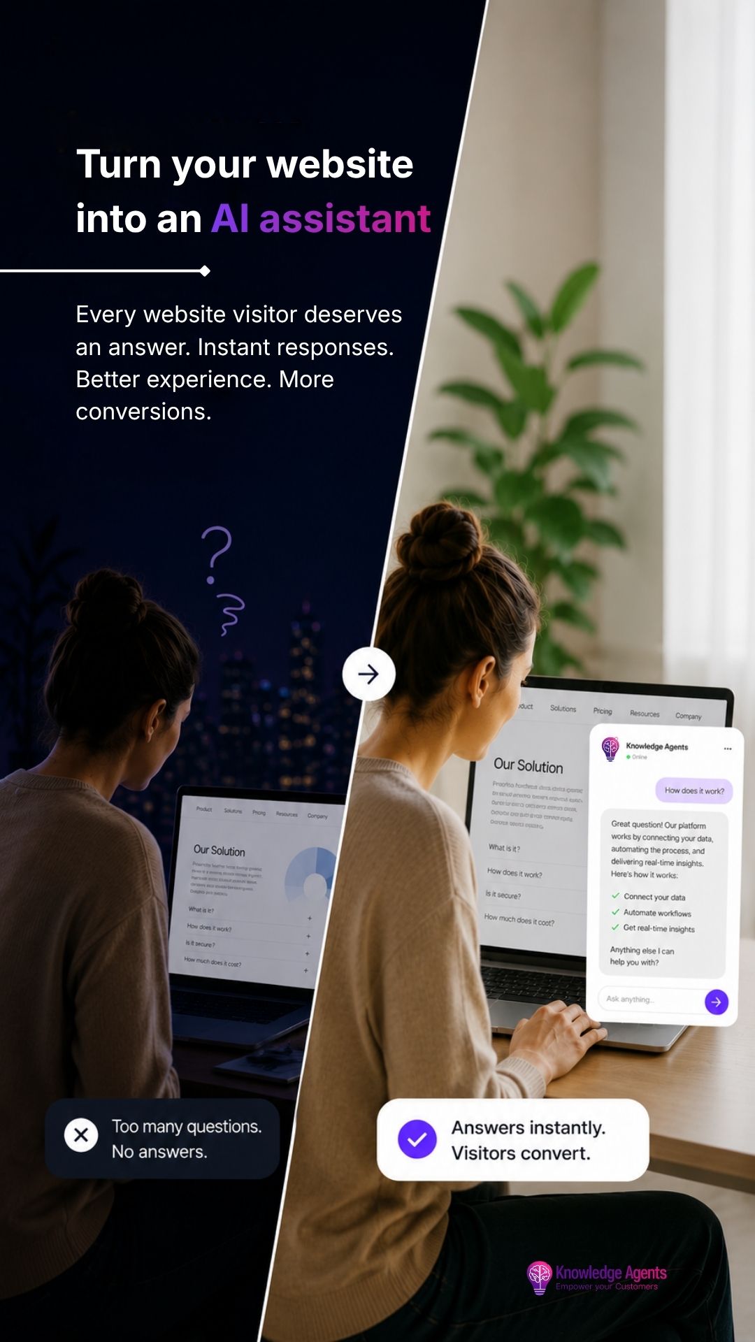 Knowledge Agents Facebook ad