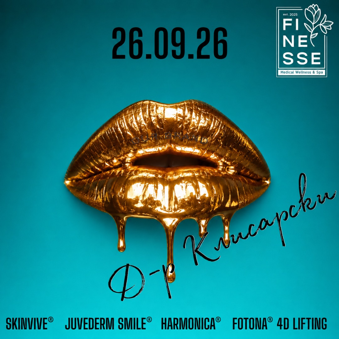 Finesse Medical and spa Facebook ad: На 26.09.26г. Д-р Станко Клисарски отново ще бъде…