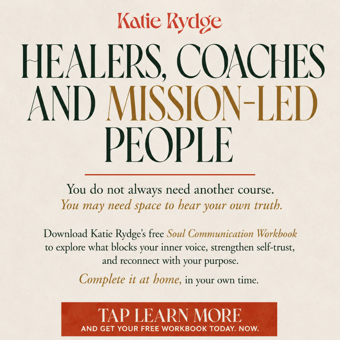 Katie Rydge Experiences Facebook ad: Free Soul Workbook