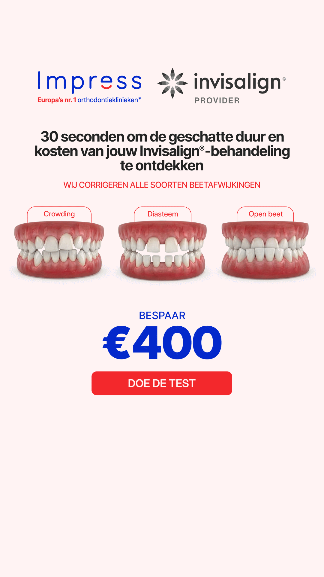 Impress Nederland Aligners Facebook ad