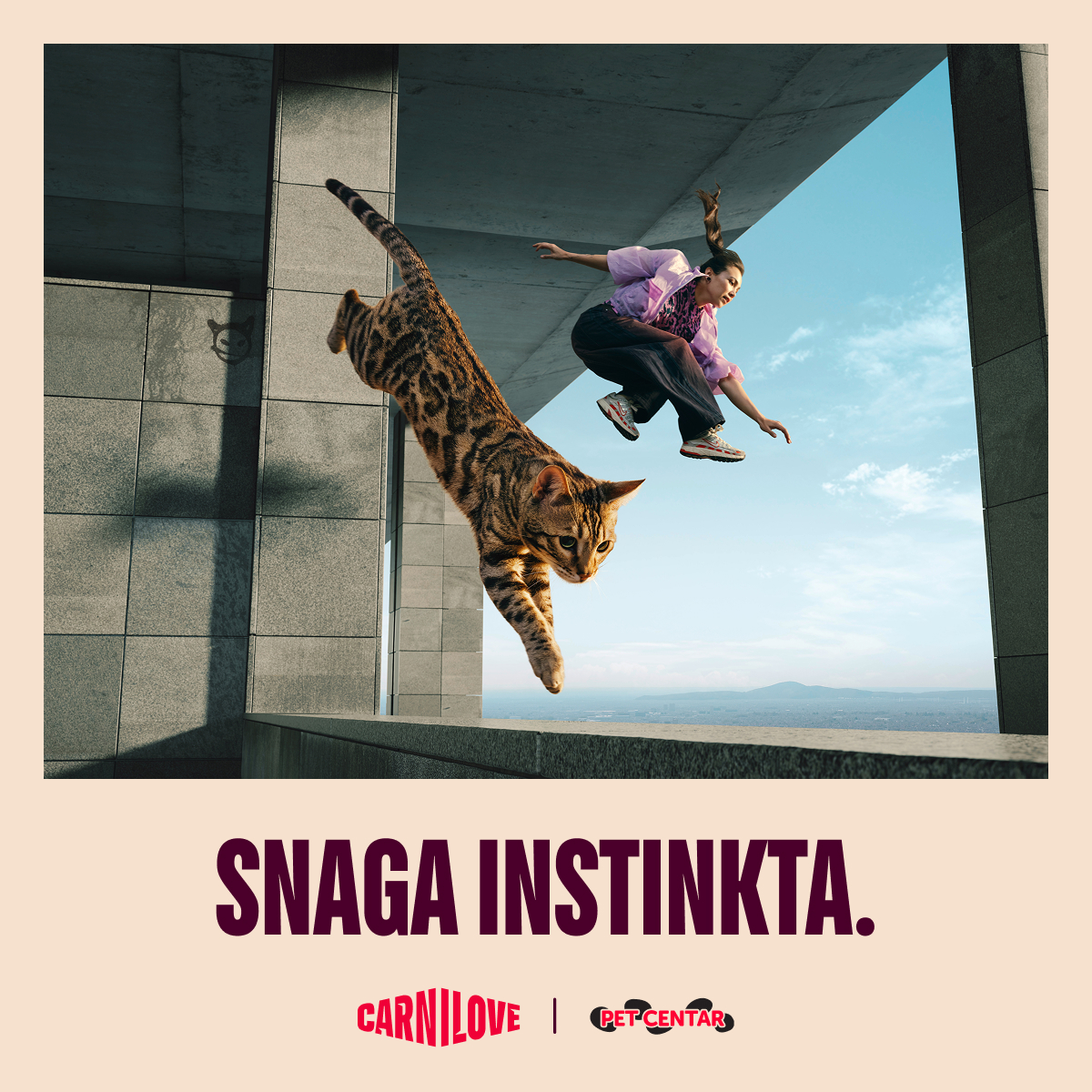 CARNILOVE RS Facebook ad: Instinkt se nikada ne usporava.
