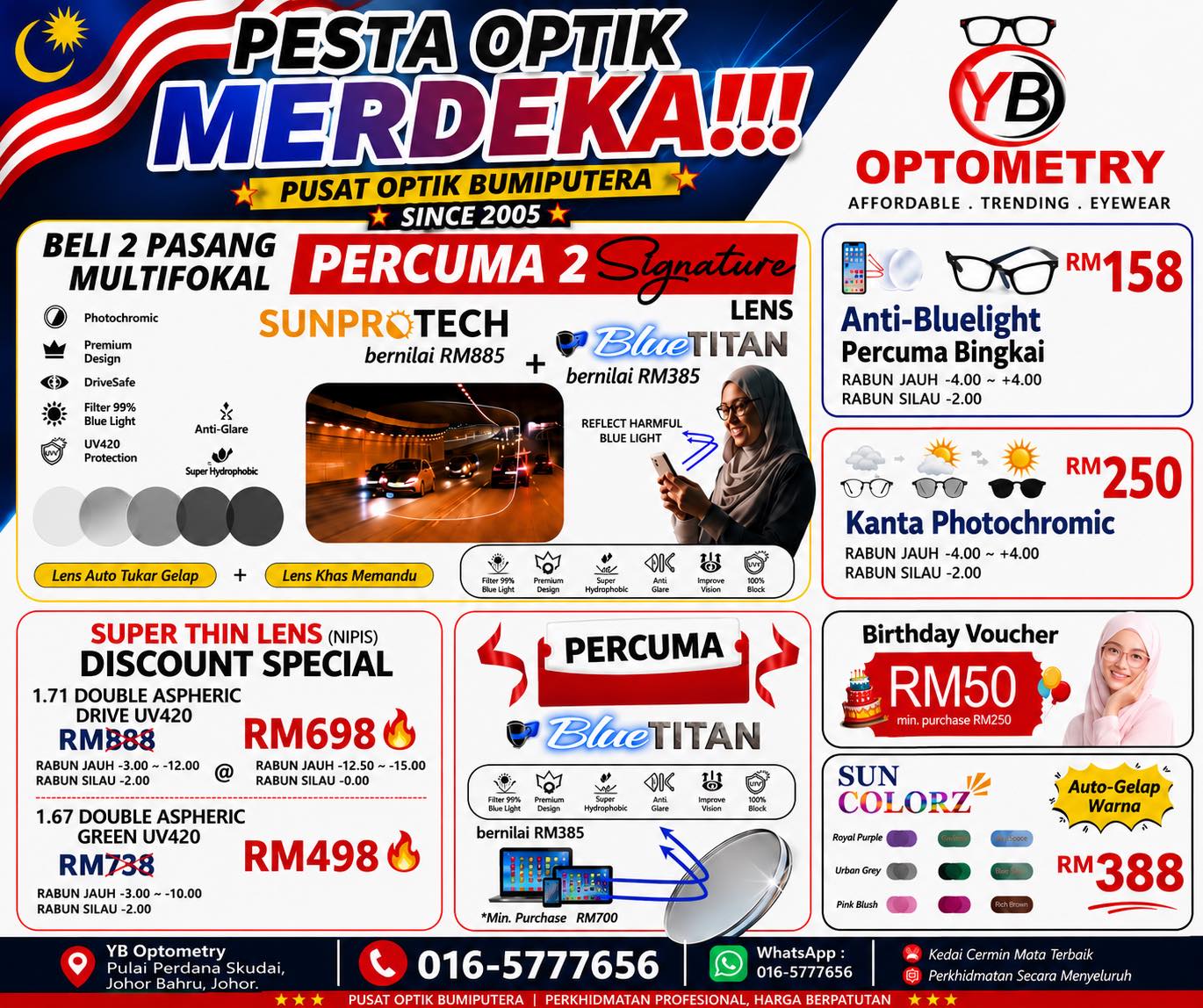 YB Optometry Facebook ad: π ππ₯ππππ π¦πππ π£ππ¦π§π π’π£π§ππ
