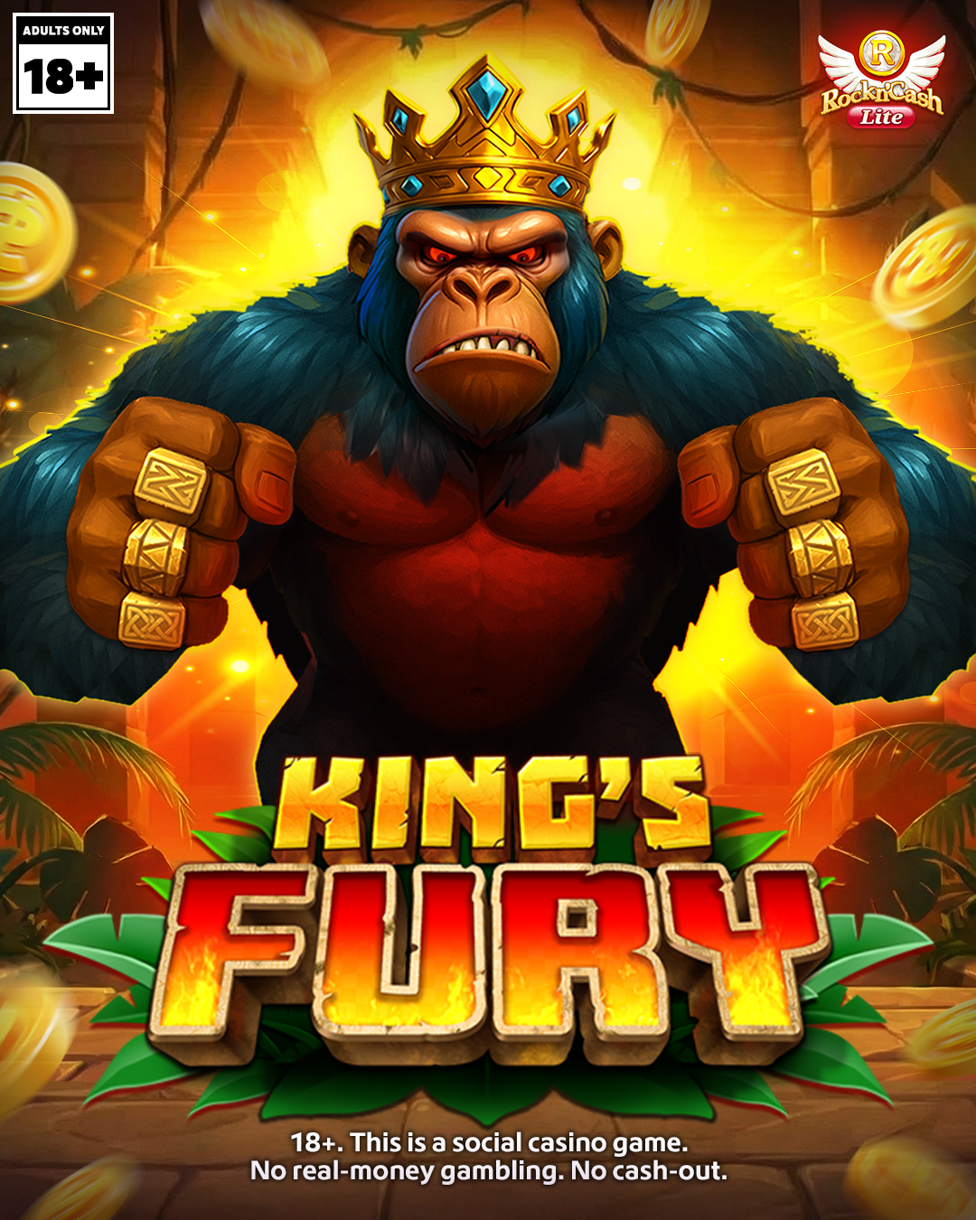 Rock N' Cash Casino Lite Facebook ad from Jun 1, 2026