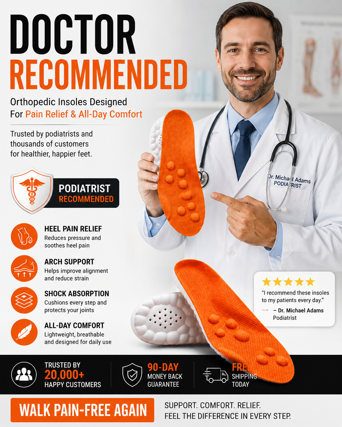AltriveCo Facebook ad: Orthopedic Support For All-Day Comfort