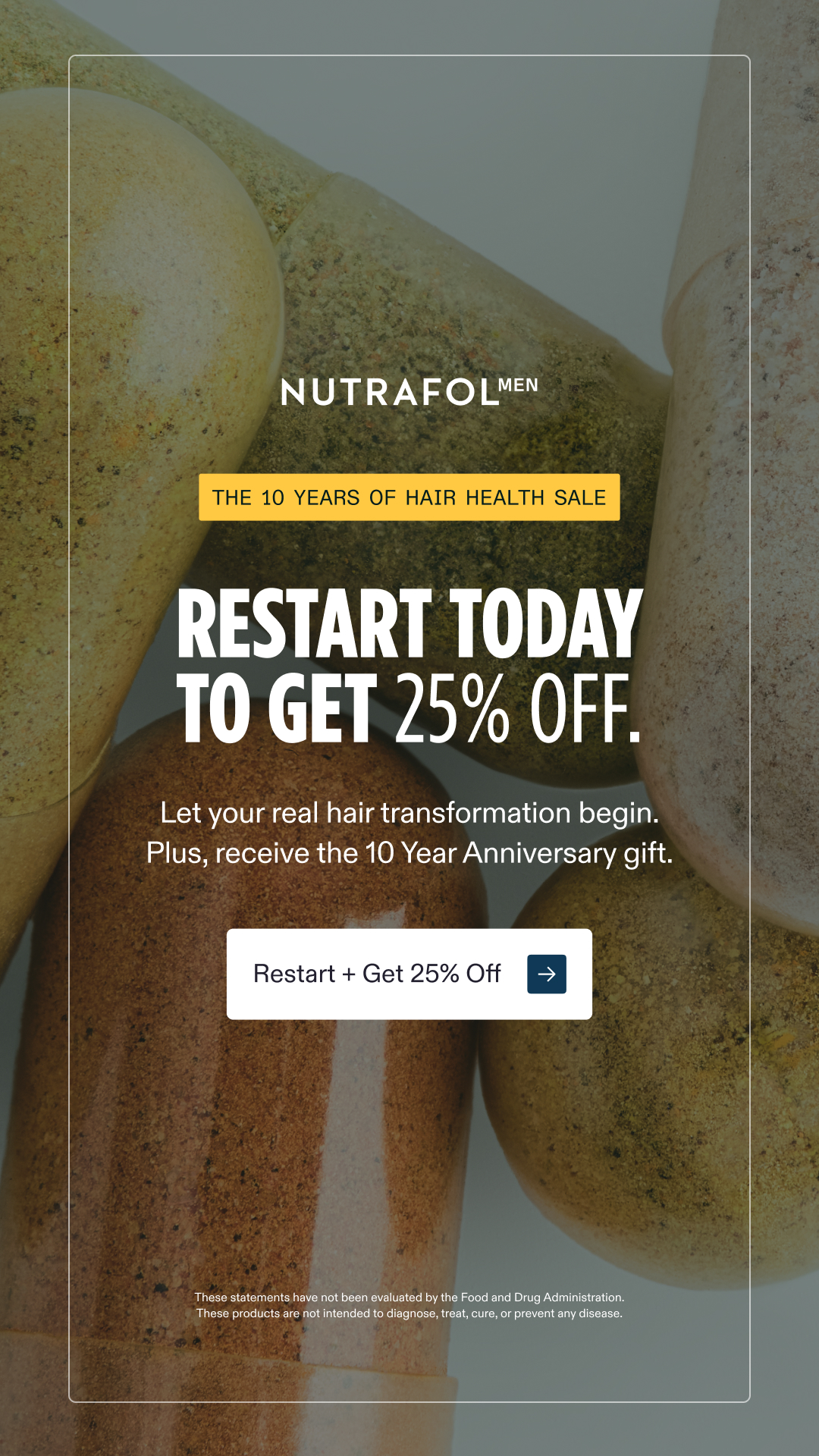 Nutrafol Men Facebook ad