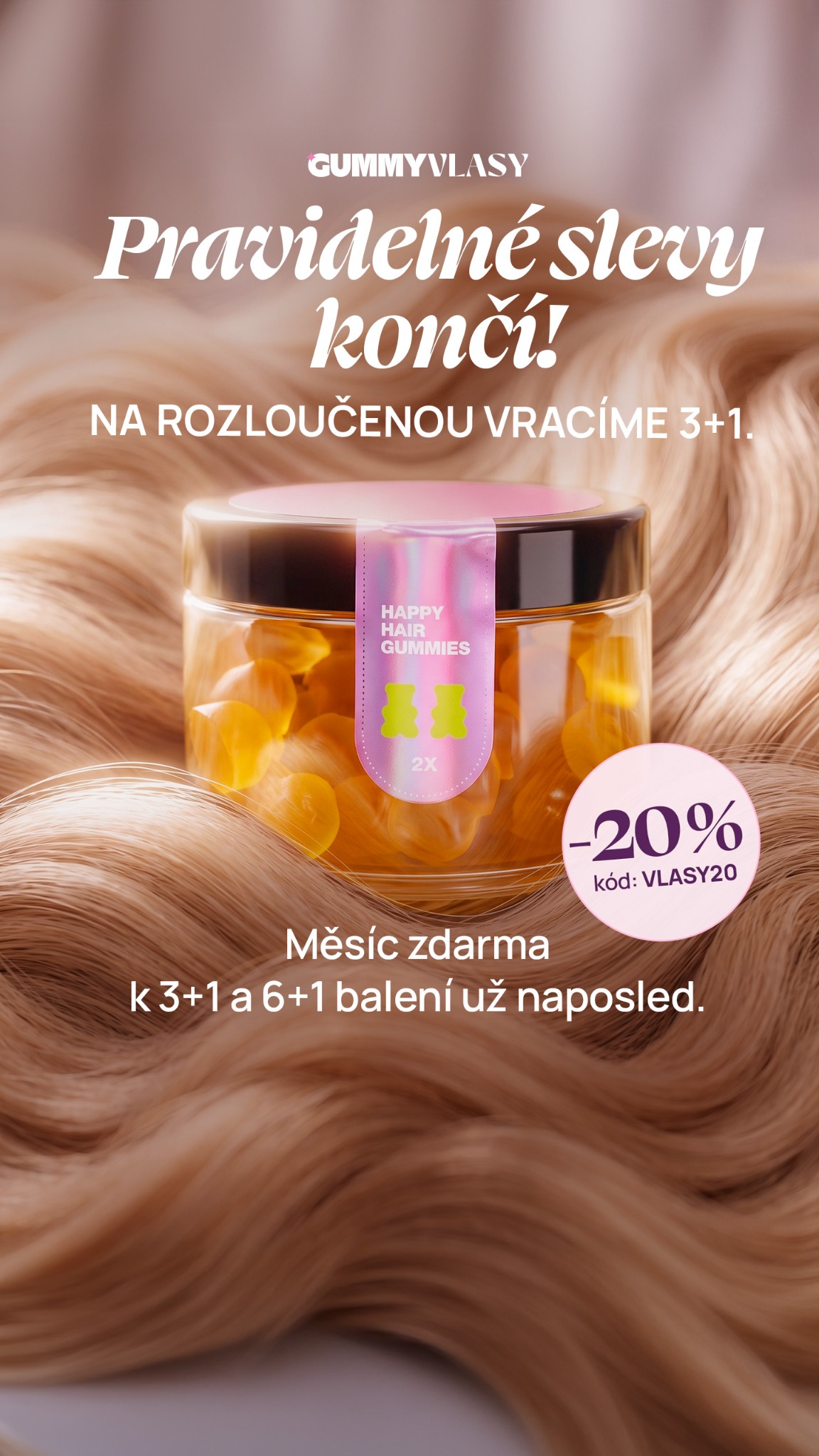 GUMMYPLUS.cz Facebook ad from Jul 15, 2026