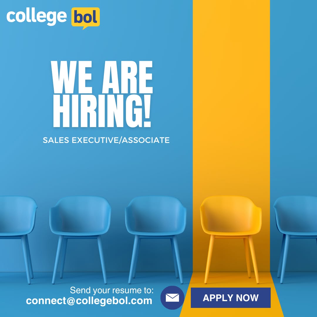 CollegeBol.com Facebook ad: Vacancy - Sales Executive