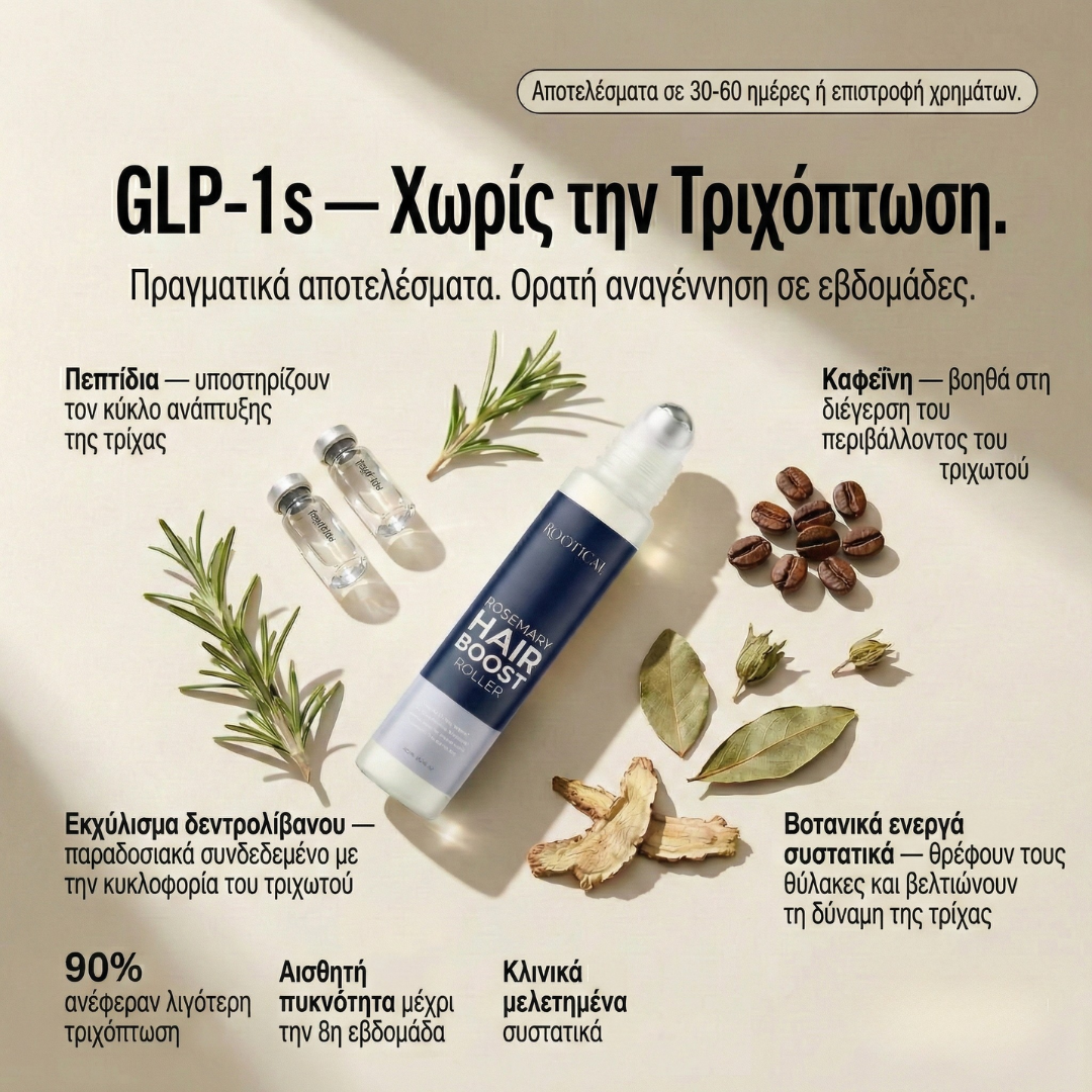Rootical Facebook ad: Αραίωση στην κορυφή ή στους κροτάφους;