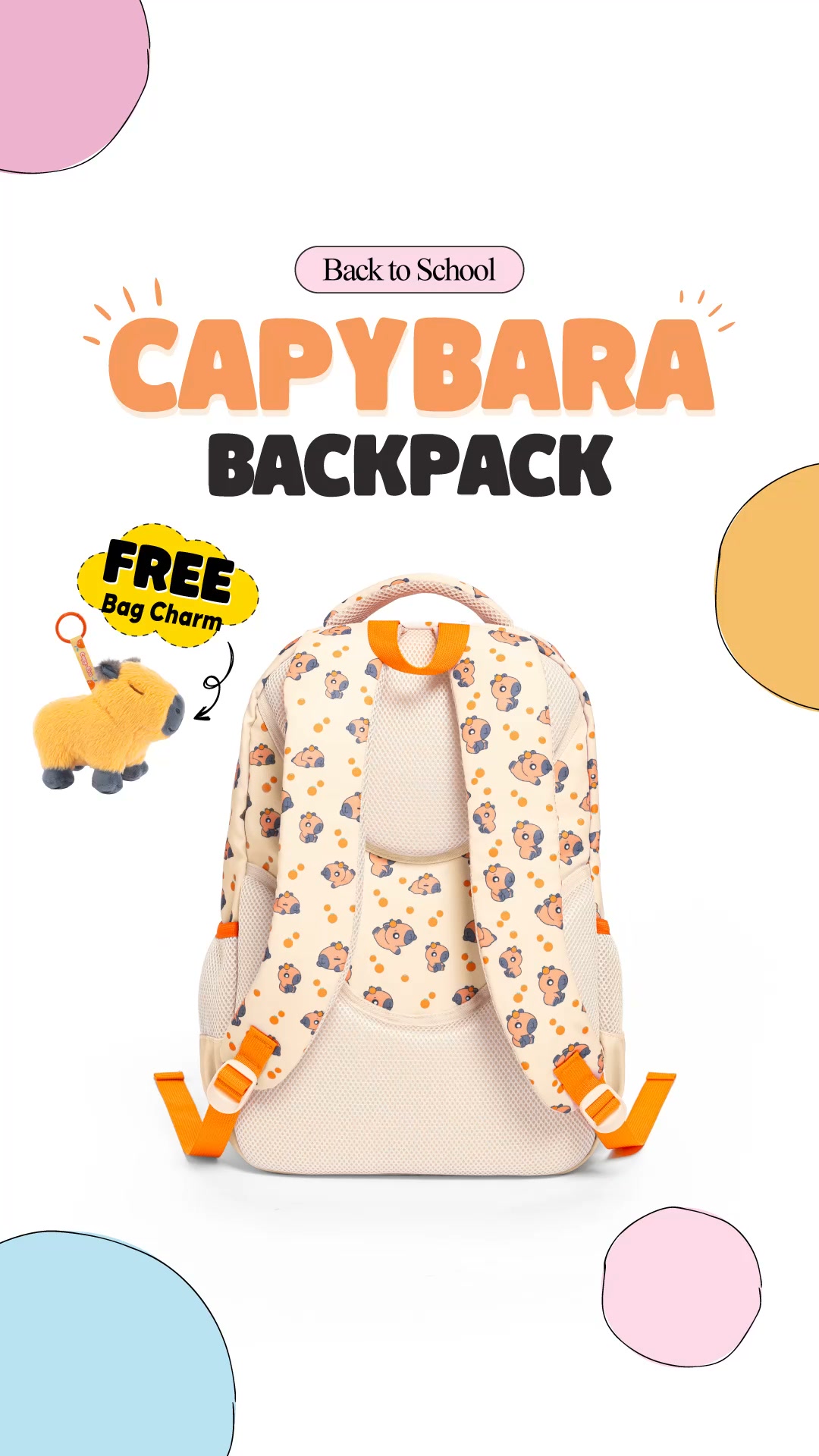 CAPY ERA Facebook ad: FREE Bag Charm