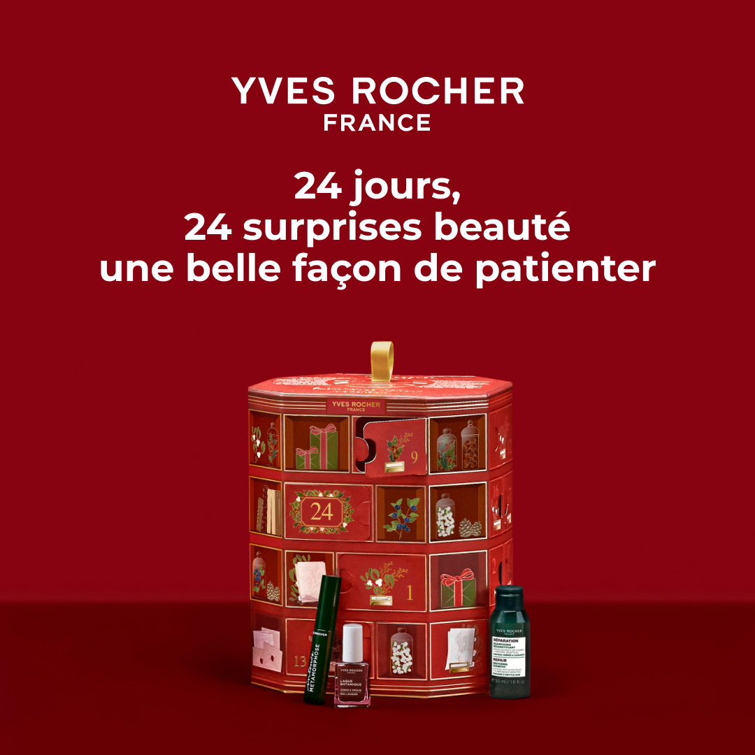 Yves Rocher Belgium Facebook ad: Calendrier de l'Avent