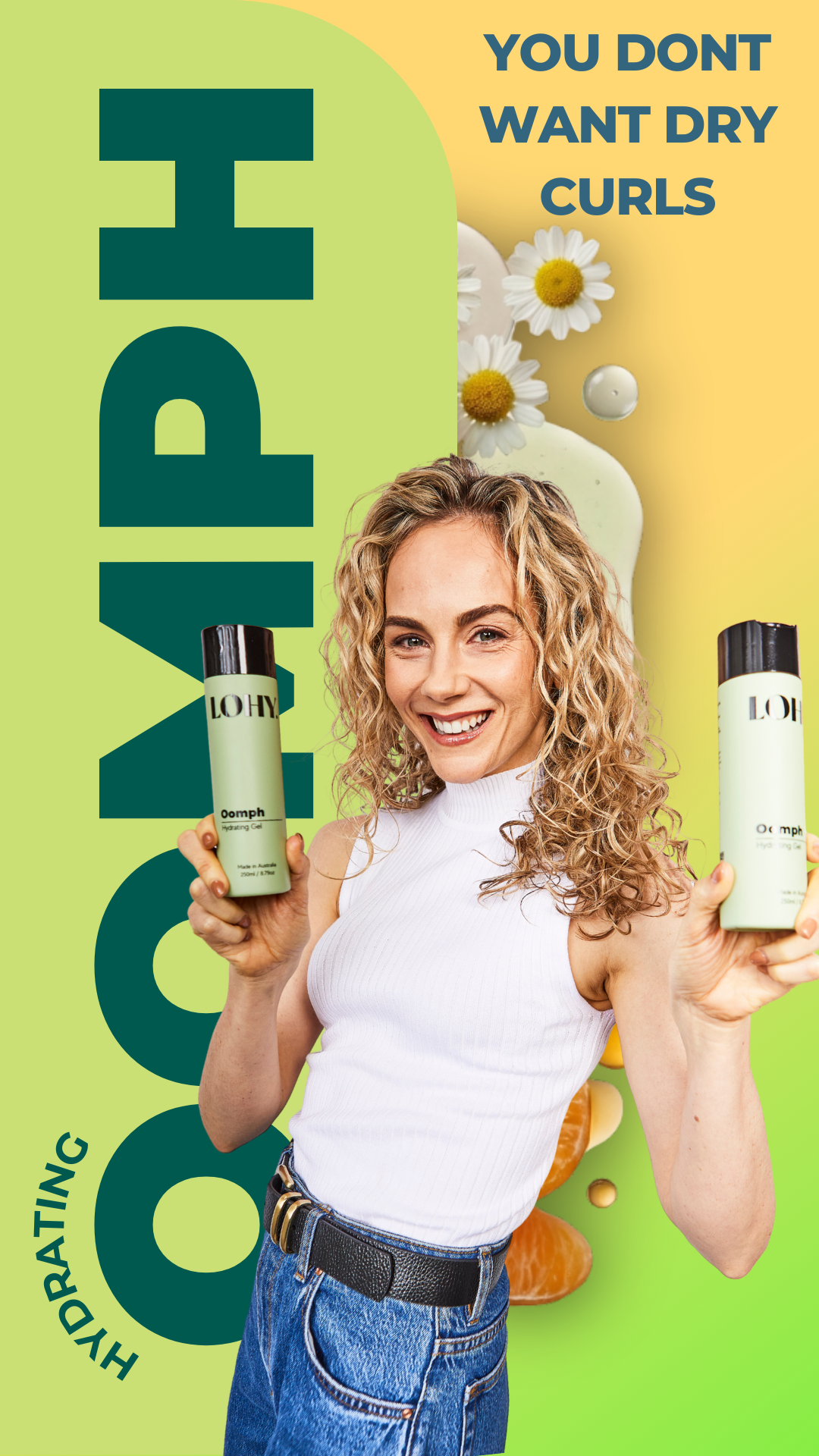 LOHY. Curls Facebook ad