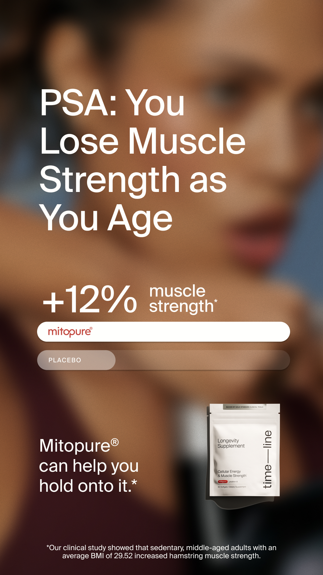 Timeline Longevity Facebook ad