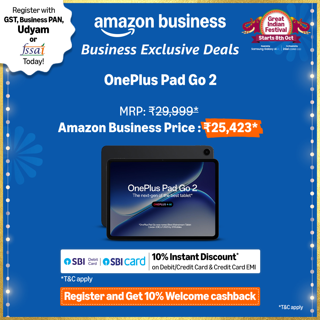 Amazon Business India Facebook ad: Get Wholesale prices and up to 10% Welcome…