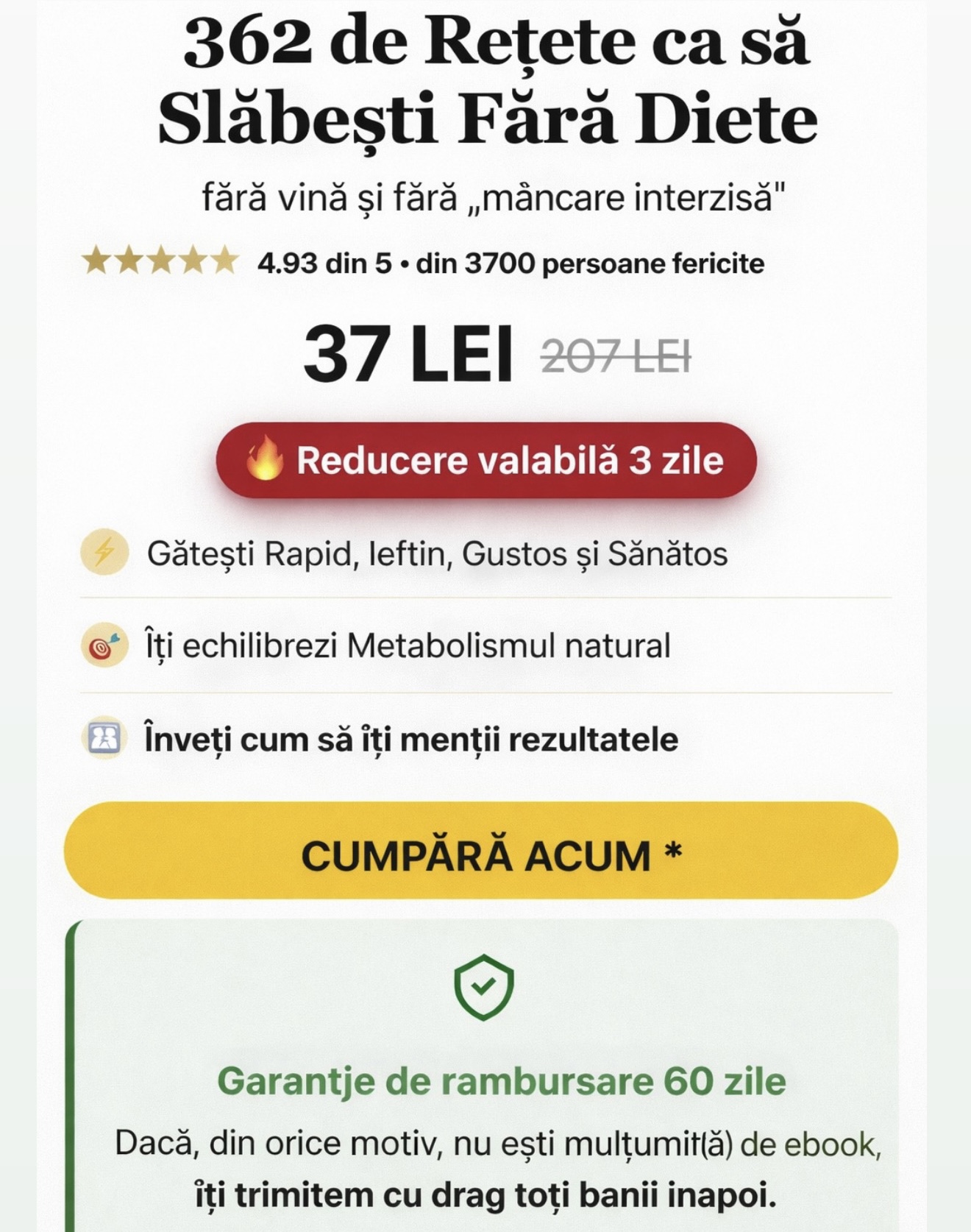 Bogdan Tirziu / Slăbește Ușor Facebook ad