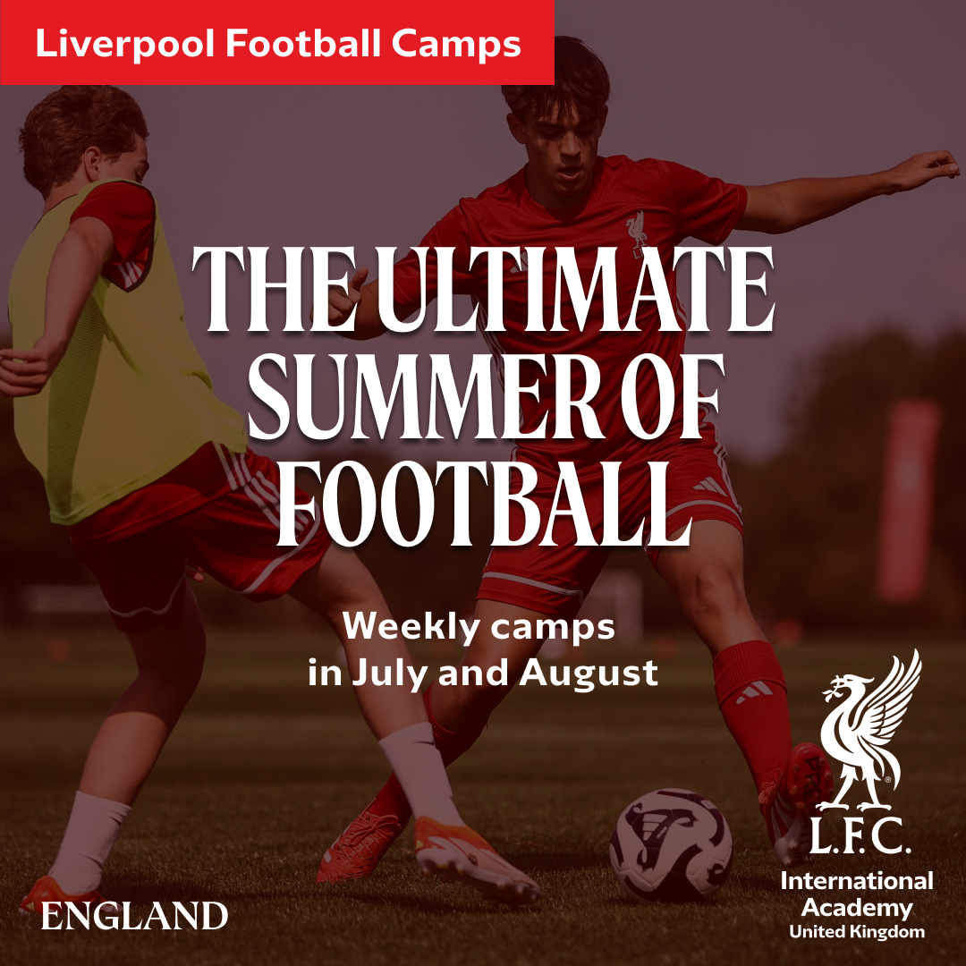 Liverpool FC Camps in UK Facebook ad: Liverpool FC Camps