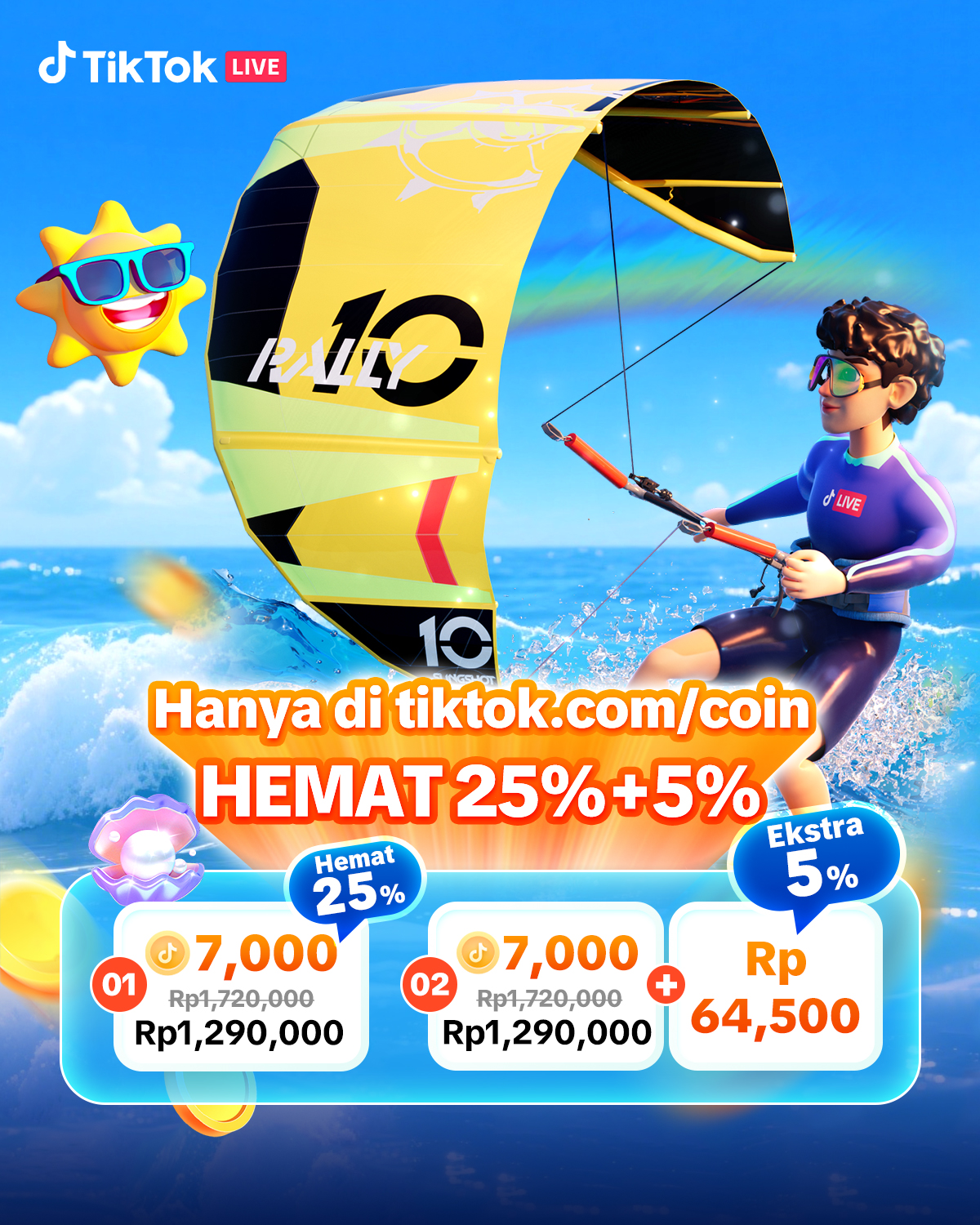 TikTok LIVE Facebook ad